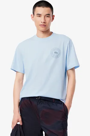 Lacoste Playera de punto con insignia para hombre