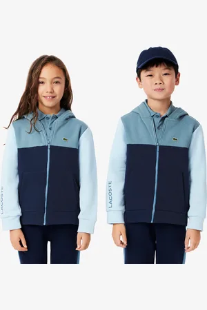 Lacoste Sudadera con gorro y Color Block para niños