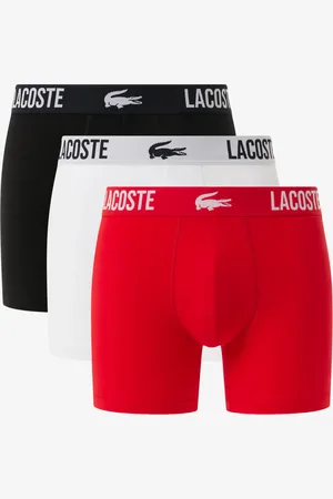 Lacoste Pack de 3 bóxers con cintura tonal