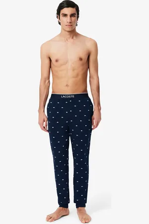 Lacoste Pantalón de pijama de algodón estampado para hombre