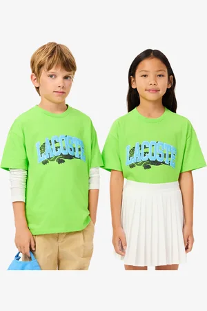 Lacoste Playera De Algodón Con Estampado De Cocodrilo