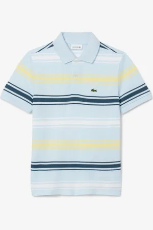 Lacoste Polo de Petit Piqué a Rayas para Niños