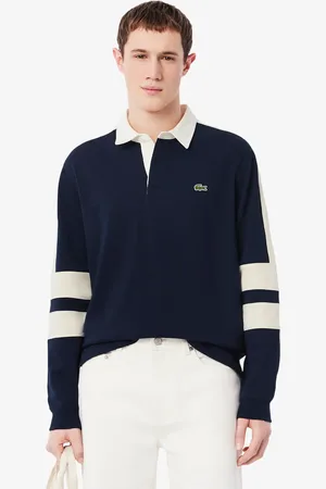 Lacoste Polo de Rugby en Bloques de Color para Hombre