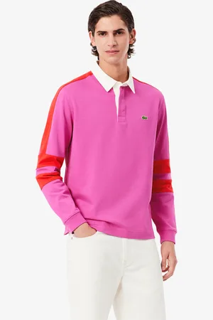 Lacoste Polo de Rugby en Bloques de Color para Hombre