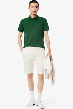 Lacoste Shorts para hombre de corte slim en algodón elástico