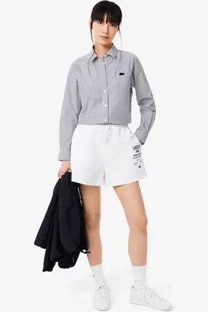 Lacoste Shorts largos estampados para mujer
