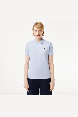 Lacoste Polo de Petit Piqué Suave con Corte Regular para Mujer