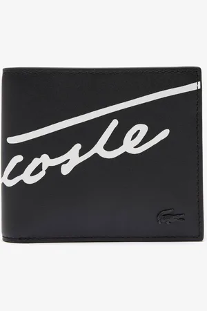 Lacoste Cartera mediana de marca para hombre