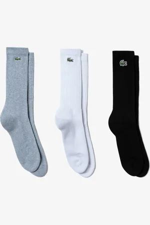 Lacoste Pack de 3 calcetines deportivos para hombre
