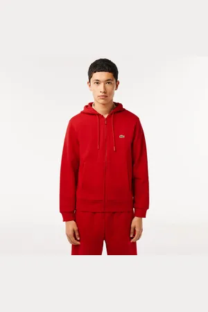 Lacoste Sudadera con gorro y forro polar con Cierre para hombre