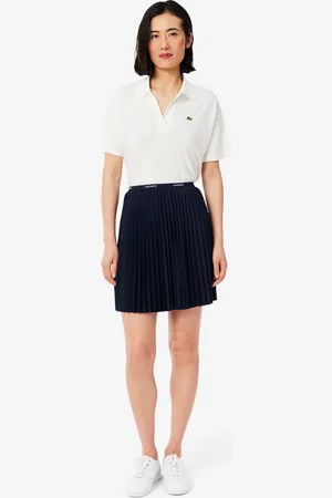 Lacoste Falda corta plisada para mujer