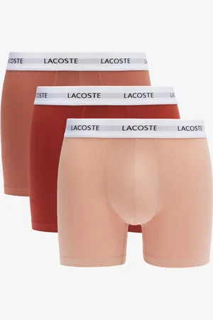 Lacoste 3-Pack Stretch Cotton Boxer Briefs