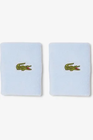 Lacoste Muñequeras de punto elástico para hombre