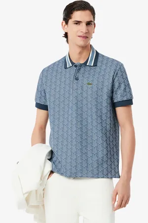Lacoste Polo con monograma de corte clásico para hombre