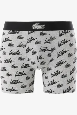Lacoste Boxers de algodón elástico con estampado integral