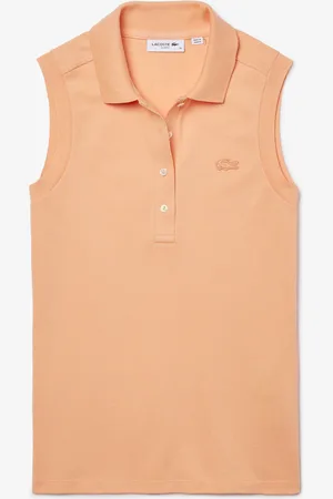 Lacoste Polo elástico sin mangas L.12.D Slim Fit para mujer