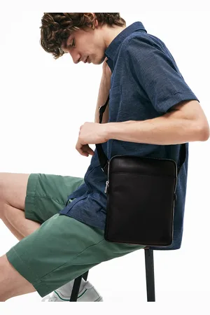 Lacoste Bolso delgado Gael de lona para hombre