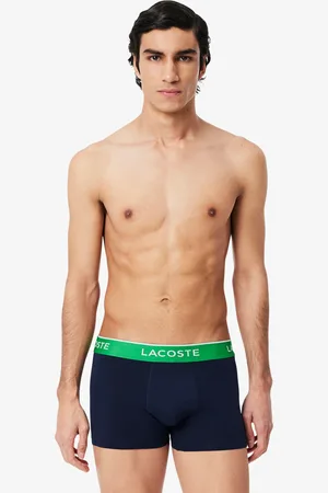 Lacoste Pack de 3 Boxers de algodón elástico para hombre