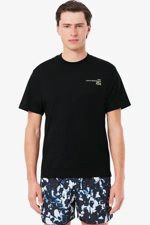 Lacoste Playera para hombre de punto con motivo estampado