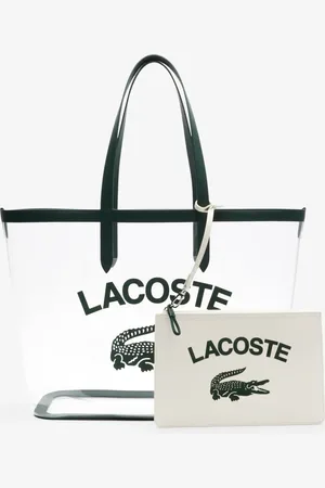 Lacoste Tote grande Anna transparente granulado para mujer