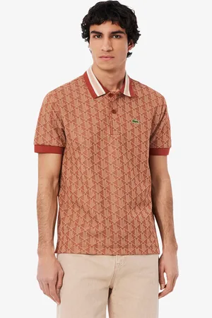 Lacoste Polo con monograma de corte clásico para hombre