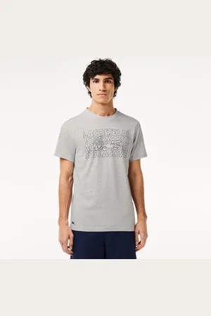 Lacoste Playera deportiva estampada Ultra seco para hombre