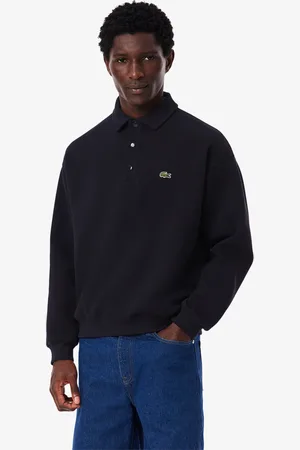 Lacoste Sudadera para hombre en piqué de corte holgado