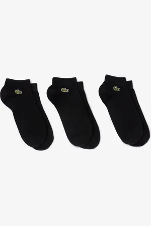 Lacoste Pack de 3 calcetines tobilleros unisex