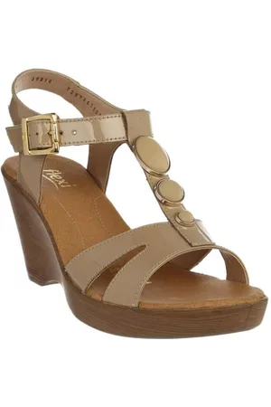 Sandalia lisa Flexi piel