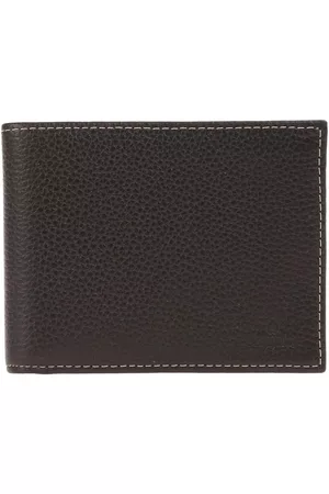Cartera Scappino de piel café Obscuro