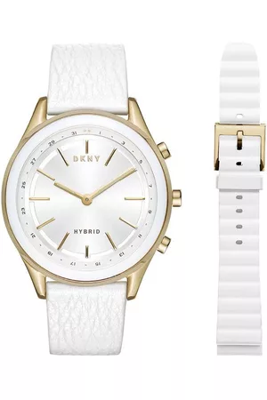 Box set de Smartwatch híbrido para dama DKNY Minute Woodhaven NYT6101