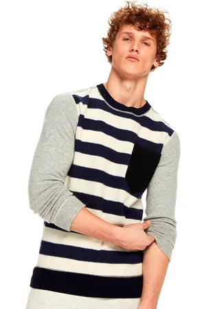 Sudadera a rayas Scotch & Soda algodón