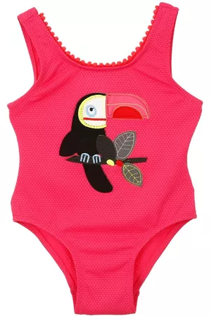 Traje de baño liso Mon Caramel para niña