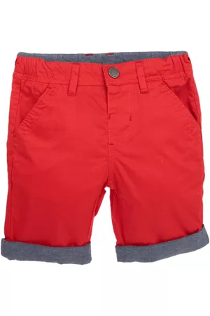 Bermuda lisa Mon Caramel de algodón para niño