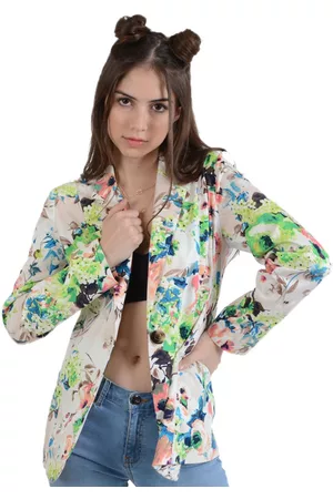 Blazer floral Hashtag algodón