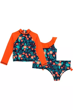 Traje de baño floral Mon Caramel para niña