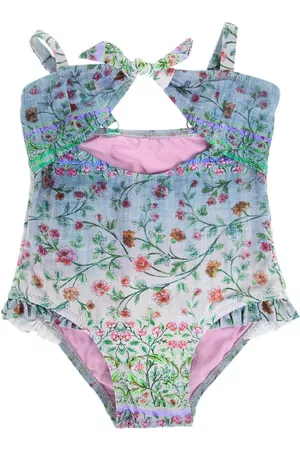Traje de baño floral 98 Coast Av para niña