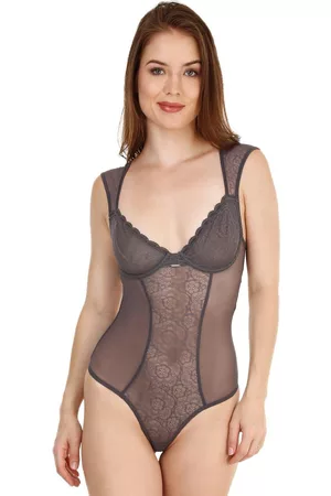Body de encaje Skiny Black