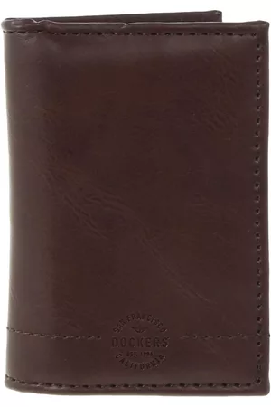 Tarjetero Dockers piel café