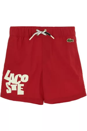Traje de baño logotipo Lacoste para niño