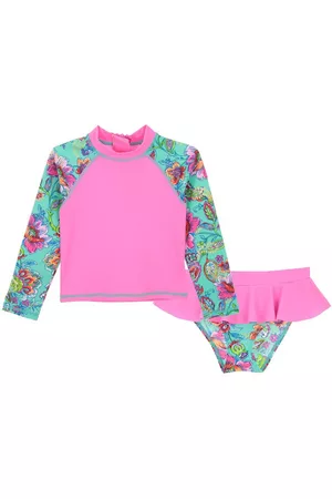 Traje de baño floral Mon Caramel para niña