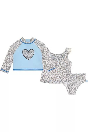 Traje de baño floral Mon Caramel para niña