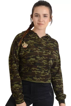 Sudadera camuflaje Prontomoda algodón verde