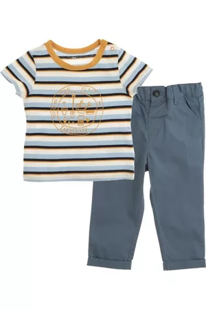 Conjunto Mon Caramel de algodón para niño