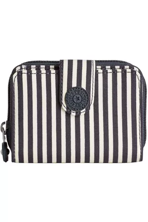 Cartera a rayas Kipling New Money negra