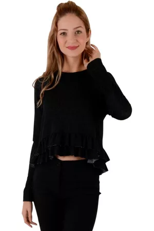 Sudadera lisa Hashtag negra