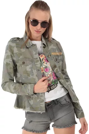 Chamarra camuflaje ONLY algodón