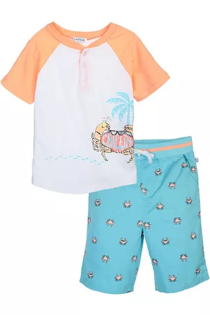 Conjunto Flapdoodles algodón para niño