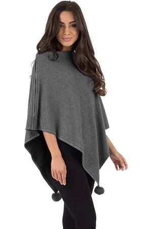 Poncho jaspeado Ivonne Petite