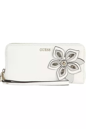 Cartera lisa Guess blanca
